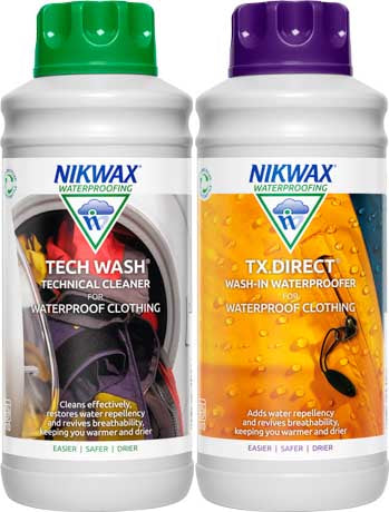 Nikwax Tech Wash &amp; TX Direct Twin Pack 1 litre