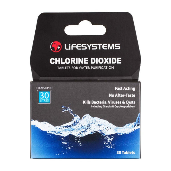 Comprimés de purification d'eau au dioxyde de chlore (paquet de 30)