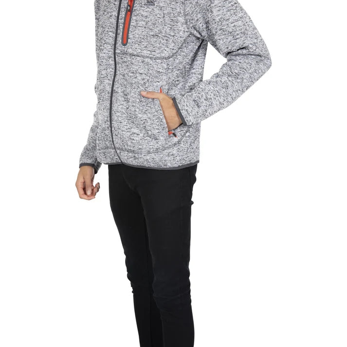 Men's Cossal Fleece Jacket - Grey Marl