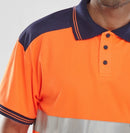 Unisex Hi-Vis Two-Tone Polo Shirt