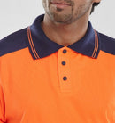 Unisex Hi-Vis Two-Tone Polo Shirt