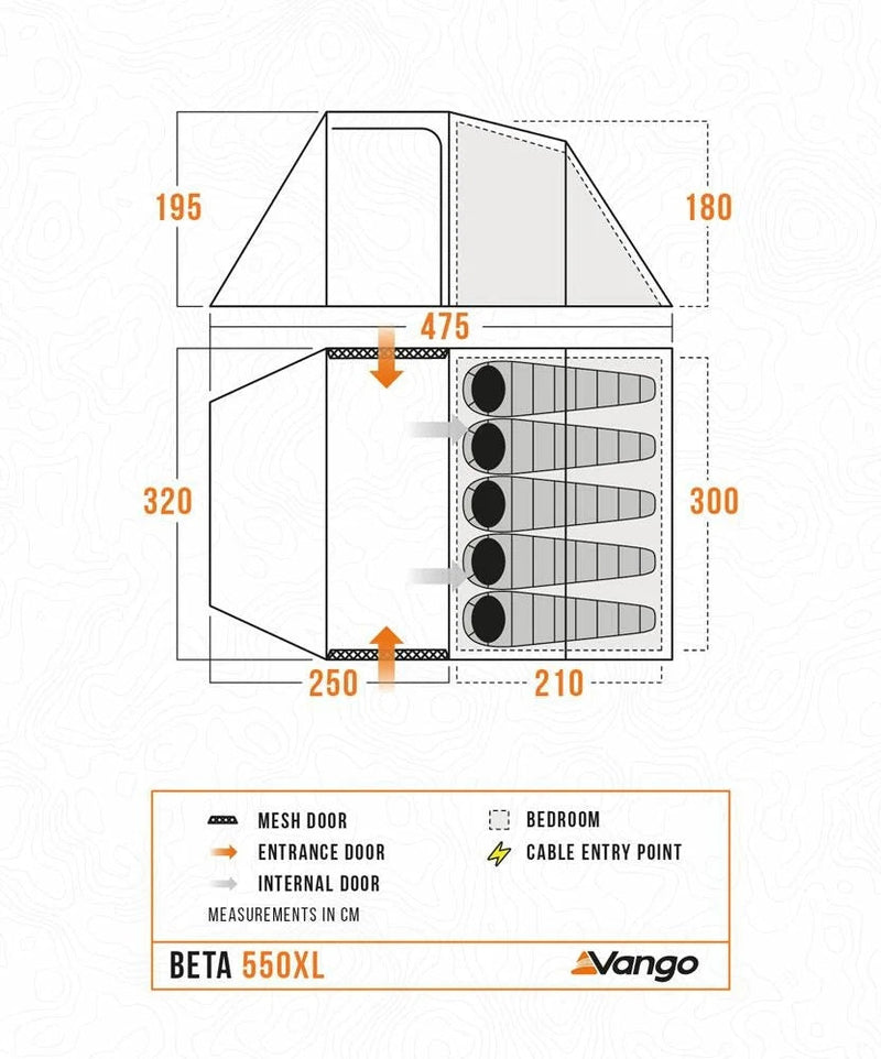 Beta 550XL Tent