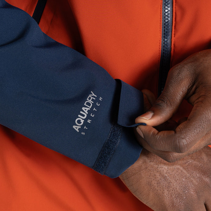 Men's Diggory Stretch Waterproof Jacket - Blue Navy/Carnelian Orange