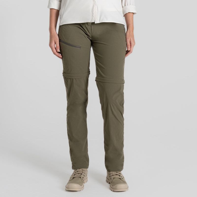 Women's NosiLife Pro Convertible Trouser III- Wild Olive