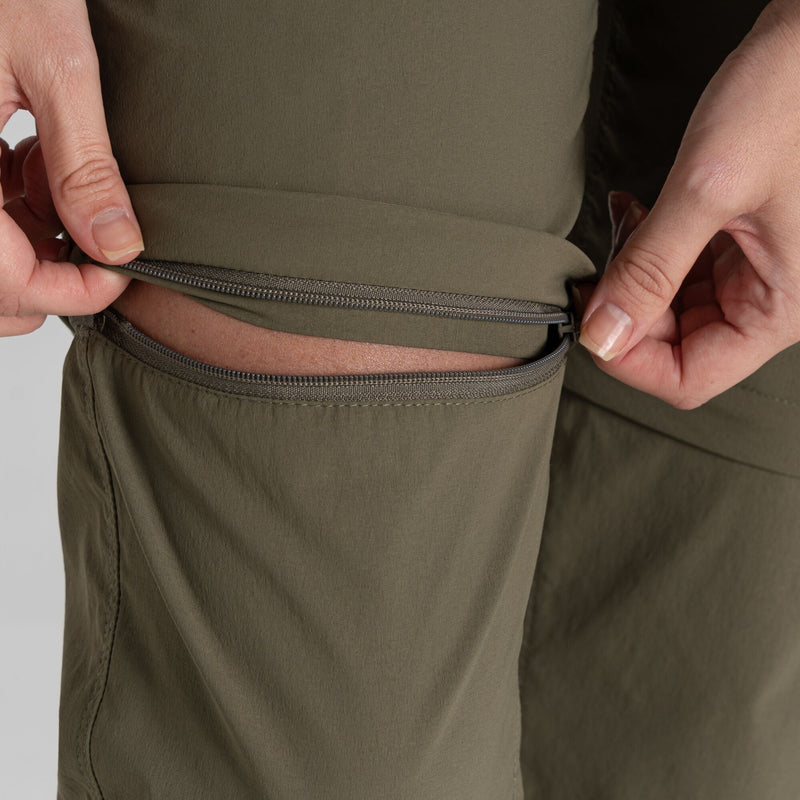 Women's NosiLife Pro Convertible Trouser III- Wild Olive