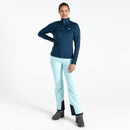Damen Lowline II Core Stretch Midlayer mit halbem Reißverschluss