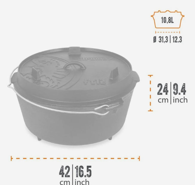 Dutch Oven with Legs