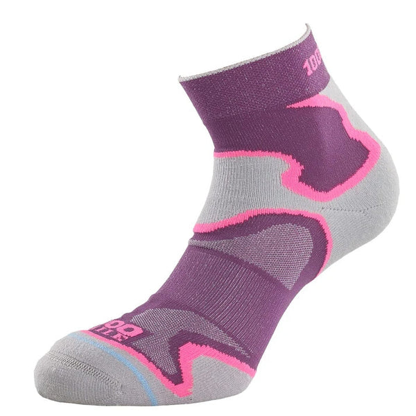 Doppellagige Fusion-Fußkettchensocken für Damen