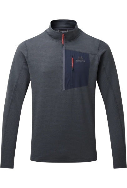 Men's Lumiko Half-Zip Fleece Top - Ombre Blue