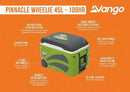 Pinnacle Wheelie 45L-100Hr Cooler