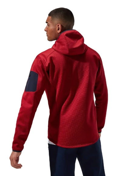 Men's Pravitale 2.0 Hooded Fleece - Dahlia Red