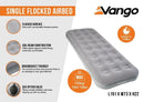 Single Flocked Airbed