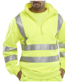 Unisex Hi-Vis Half Zipped Jumper