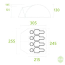 Achill 400 Pro Camping Tent