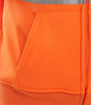 Unisex Hi-Vis Fully Zipped Hoodie