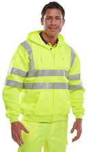 Unisex Hi-Vis Fully Zipped Hoodie
