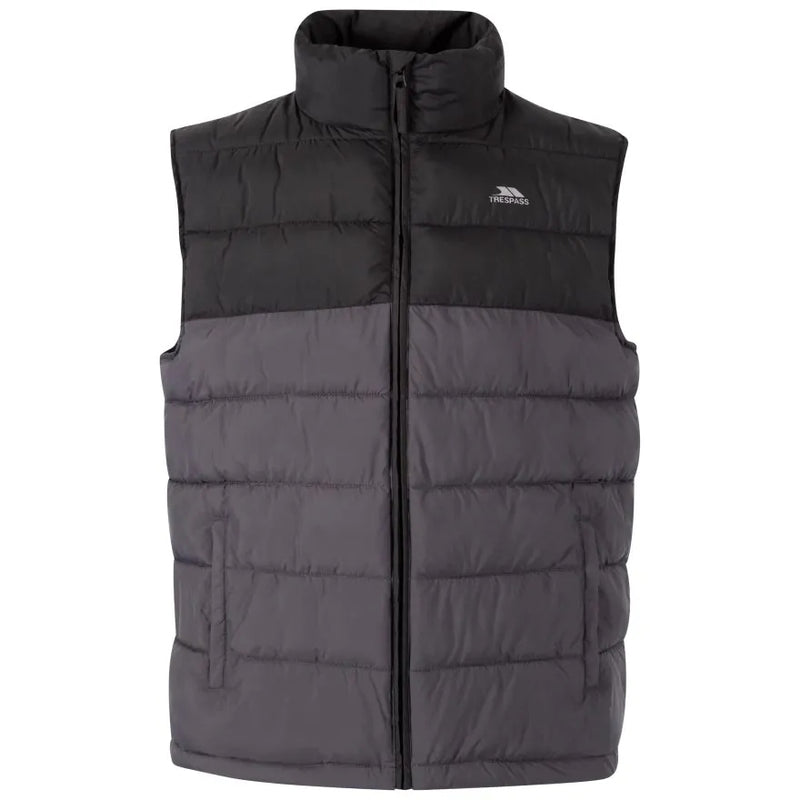 Men's Oskar Padded Gilet - Black/Grey