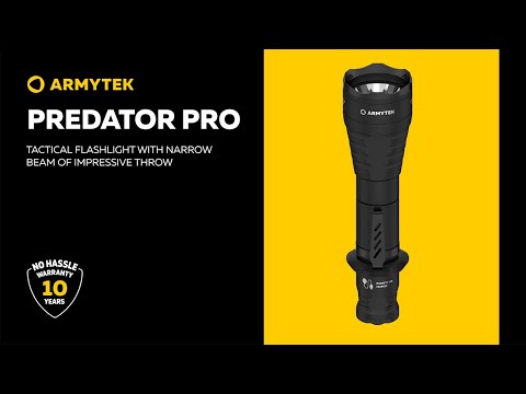 Predator Pro Magnet USB (warmes Licht) taktische Taschenlampe