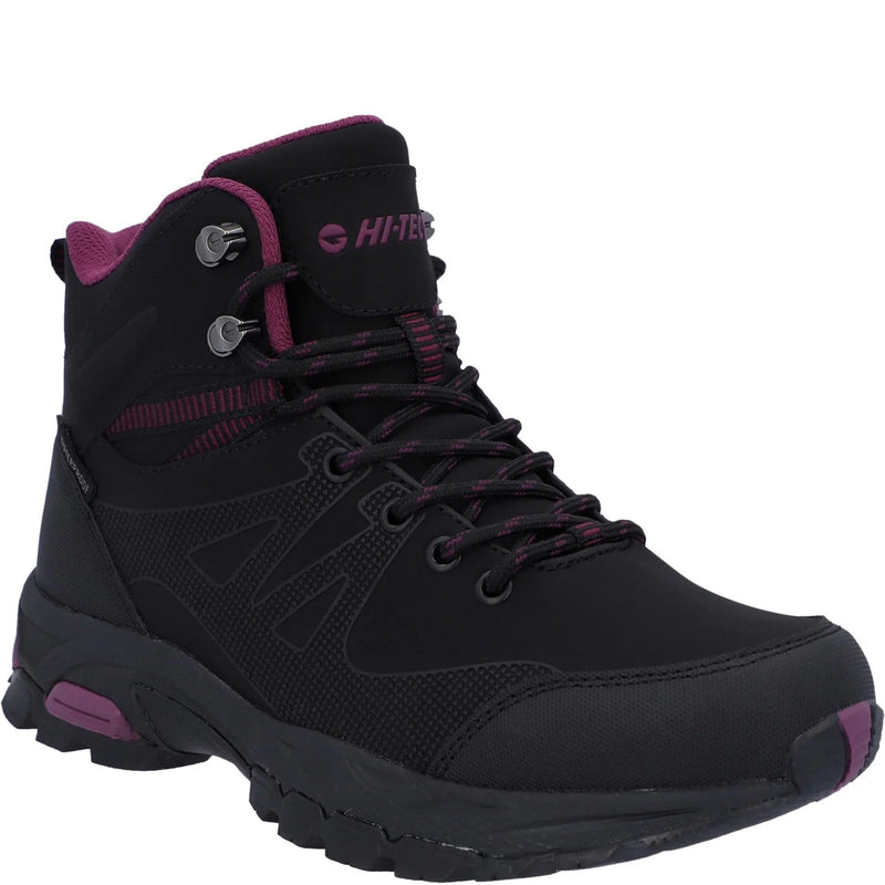 Women's Jackdaw Mid Waterproof Boots - Black/Burgundy