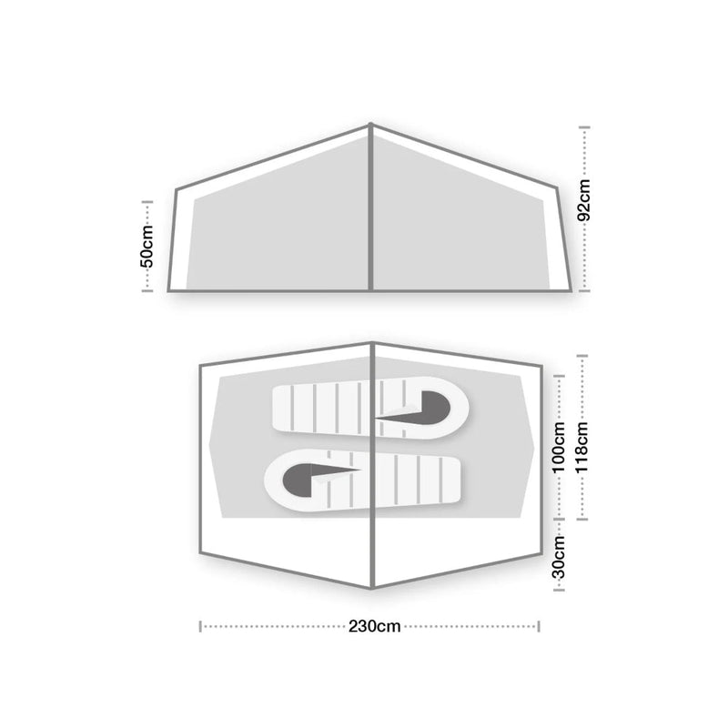 Zephyros Compact 2 Tent + Footprint Bundle