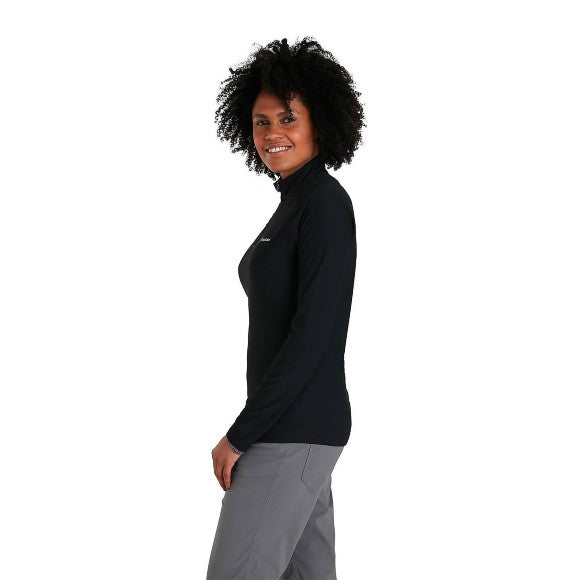 24/7 Langarm-Baselayer mit halbem Reißverschluss für Damen