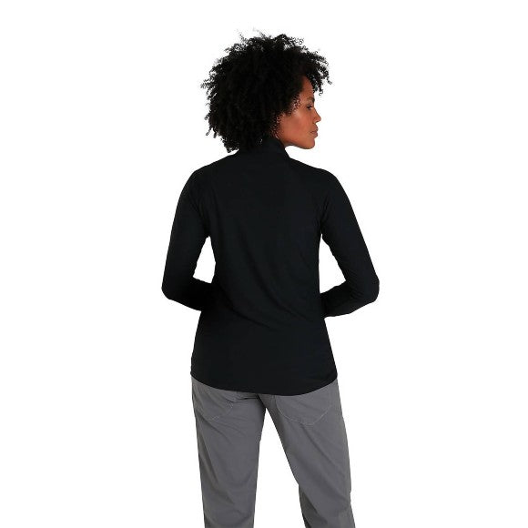 24/7 Langarm-Baselayer mit halbem Reißverschluss für Damen