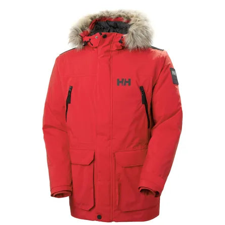 Men's Reine Parka Jacket - Red