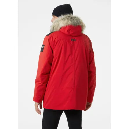 Men's Reine Parka Jacket - Red