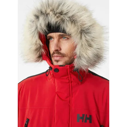 Men's Reine Parka Jacket - Red