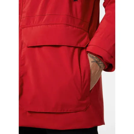 Men's Reine Parka Jacket - Red