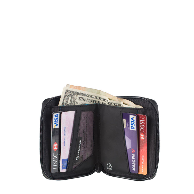 RFID-Geldbörse mit doppelter Faltung