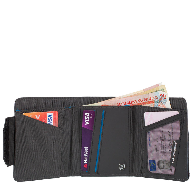 Dreifach gefaltete RFID-Geldbörse