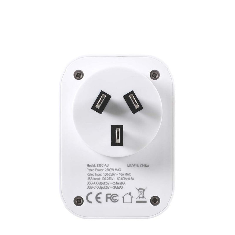 World to AUS/China and USA Travel Adapter