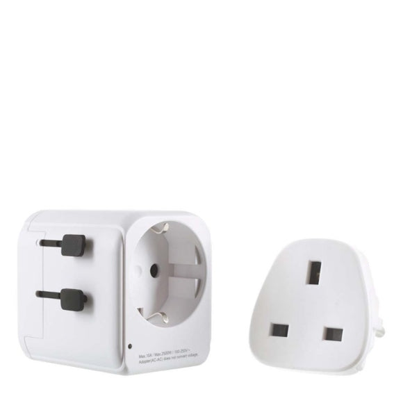 Adaptateur de voyage USB Royaume-Uni-Monde