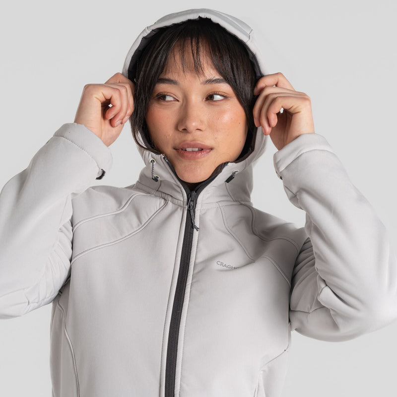 Women's Gwen Hooded Softshell Jacket - Black