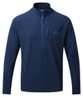 Men's Arrow Quarter Zip Fleece - Alto Blue