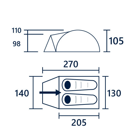 Inis 200 Pro Tent