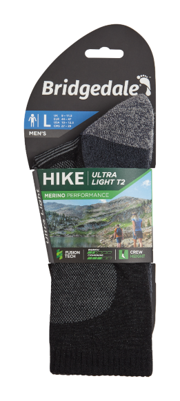 Herren Hike Ultralight T2 Crew Socke