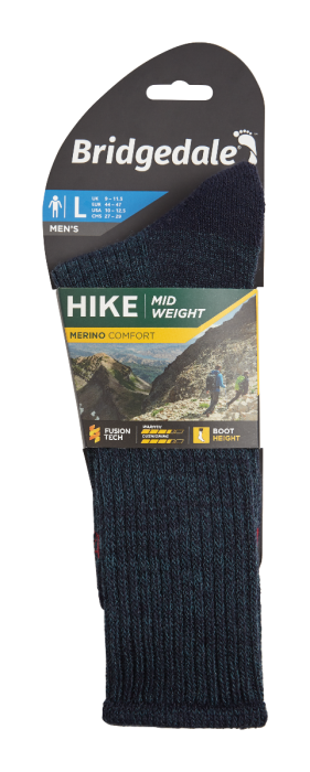 Chaussettes confort mi-épaisse Hike pour hommes