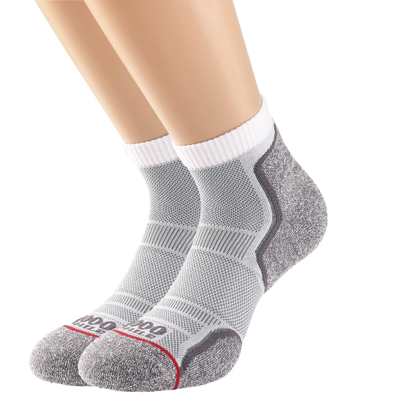 Lauf-Fußkettchen für Herren, einlagige Socken, Doppelpack