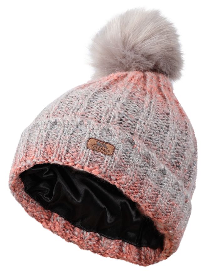 Women's Pamela Knitted Beanie - Rose/Blush