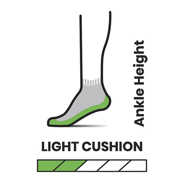 Damen Hike Light Cushion Knöchelsocken