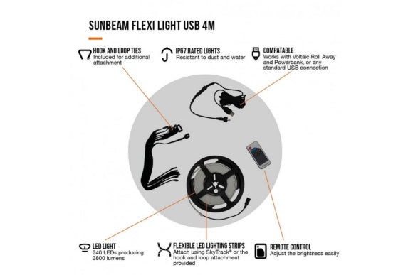 Sunbeam Flexi Lumière 4M USB