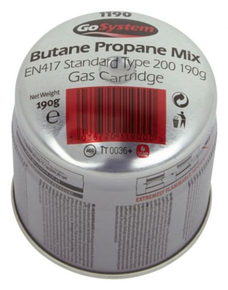 Cartouche de gaz perçable butane/propane 190G