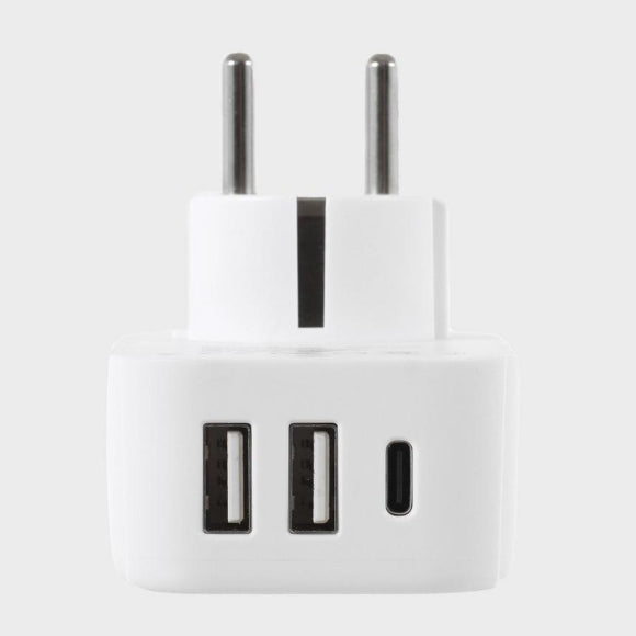 World - Europe USB Travel Adapter