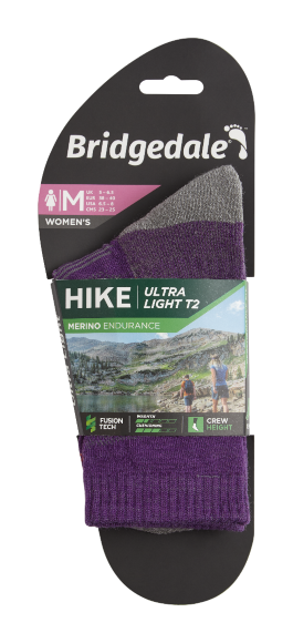 Chaussettes Hike Ultralight T2 Crew pour femmes